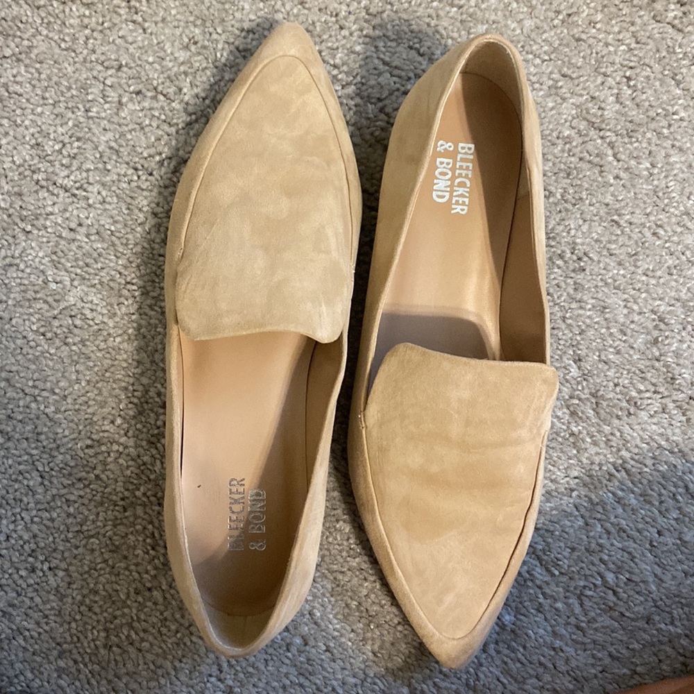 Bleecker & Bond suede loafers. Size 7.5. Barely worn.